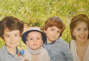 Su anūkais Graikijoje. Asmeninio archyvo nuotr.