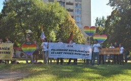 Mitingas prie Rusijos Federacijos ambasados