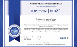 LGL – tarp 6 proc. skaidriausių Lietuvos įmonių ir organizacijų