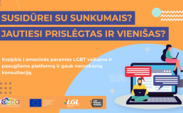 LGL vaizdo klipe – kvietimas kreiptis emocinės paramos