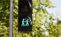 Nyderlandų mieste pristatyti draugiški LGBT* šviesoforai