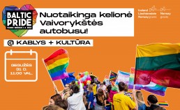 „Baltic Pride“ 2022 festivalio pradžią skelbs nuotaikingas Vaivorykštės autobusas