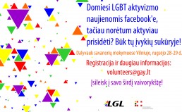 Asociacija LGL organizuoja savanorių mokymus ir kviečia dalyvauti! plakatas