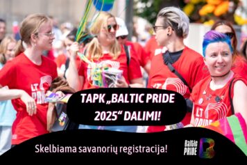 savanorių registracija Baltic Pride 2025