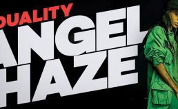 The pansexual rapper Angel Haze in concert in Vilnius