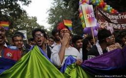 Gay rights activists march in New Delhi amid continuing LGBT discrimination 36541440_303