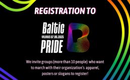 Groups participating in the Baltic Pride 2025 March are invited to register