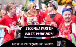 Volunteers Are Invited to Join Baltic Pride 2025