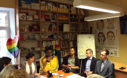 OSCE representatives and hate crime victims visited LGBT* centre