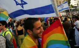 Thousands attend Jerusalem Pride, despite fears of repeat attack JERUSALEM, ISRAEL - JUNE 21: Israeli gay activists fill a downtown street during the gay pride parade June 21, 2007 in Jerusalem. Some 3,500 people marched about 500 meters down a central Jerusalem street in the much-contested parade as about 8,000 Israeli police protected them from threats by ultra-Orthodox Jews to disrupt the march. (Photo by David Silverman/Getty Images)