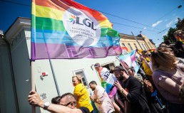 Rainbow Bus Visits Lithuanian State Institutions Foto: Augustas Didžgalvis