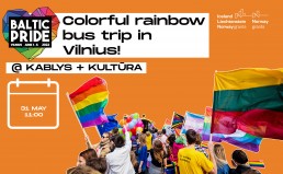 Baltic Pride 2022 Festival to be Launched during a Rainbow Bus Trip in Vilnius