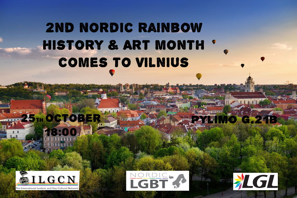 2nd NORDIC RAINBOW HISTORY & ART MONTH COMES TO VILNIUS